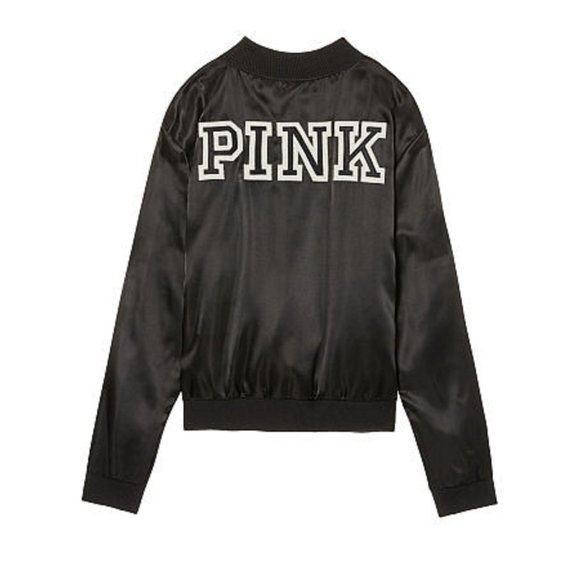 Victoria Secret Satin Bomber Size Medium - Picture 3 of 8